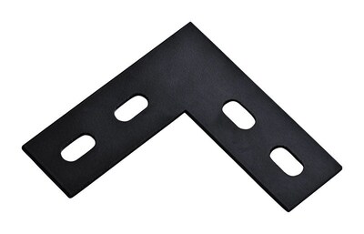 Foto 1 | Foto 1 | Plato De Esquina National Hardware 4 5 X 1 5 X 0 3 Cm Acero Negro - Venta Internacional.