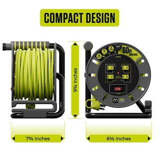 Foto 7 | Foto 7 | Bobina De Cable Masterplug 18 M Retráctil 4 Salidas 13 A 14 Awg - Venta Internacional.