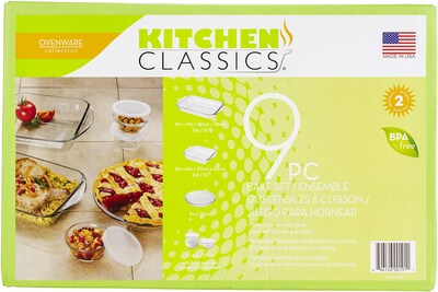 Foto 2 | Foto 2 | Juego De Utensilios Para Hornear Libra Inc Kitchen Classics Transparente 9 Piezas - Venta Internacional.