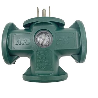 Foto 2 | Foto 2 | Adaptador Triple Tap Projex Con Conexión A Tierra 3 Salidas 125 V 15 A Verde - Venta Internacional.