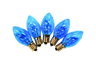 Foto 1 | Foto 1 | Bombillas Navideñas Luces Navideñas Brillantes C7 Azules 25 Unidades - Venta Internacional.