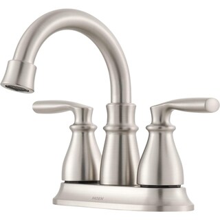 Foto 4 | Foto 4 | Set Central Faucet Moen Hilliard De 2 Manijas Níquel Cepillado - Venta Internacional.