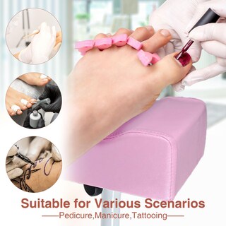 Foto 7 | Foto 7 | Reposapiés Para Pedicura Lovevlogy Altura Ajustable Color Rosa - Venta Internacional.