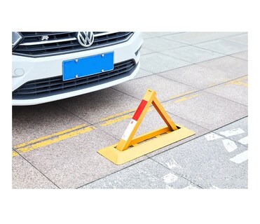 Foto 4 | Foto 4 | ''topes De Estacionamiento Cerradura De Advertencia 48cm Amarilla ''