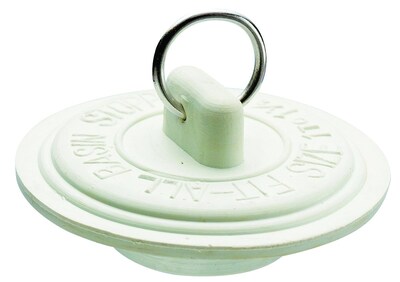 Foto 1 | Foto 1 | Tapón De Fregadero Plumb Pak De Caucho Blanco Con Anillo De Metal - Venta Internacional.
