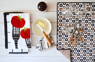 Foto 5 | Foto 5 | Paño De Cocina T-fal Textiles Con Estampado De Tazas De Café 100% Algodón - Venta Internacional.
