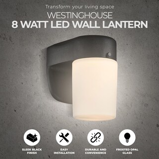 Foto 2 | Foto 2 | Lámpara De Pared Exterior Westinghouse 8w Led Regulable Negra - Venta Internacional.