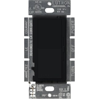 Foto 3 | Foto 3 | Interruptor De Intensidad Lutron Diva Negro 600 W 3 Vías 1 Paquete - Venta Internacional.