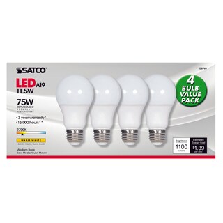 Foto 1 | Foto 1 | Bombilla Led Satco Tipo A A19 E26 (mediana) Luz Natural 11 5 W - Venta Internacional.