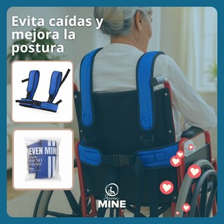 Foto 7 | Foto 7 | Chaleco de Seguridad Para Silla De Ruedas | Cinturón Ajustable Y Transpirable