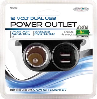Foto 1 | Foto 1 | Adaptador De Carga Personalizado 18003 12 V Dual Usb - Venta Internacional.
