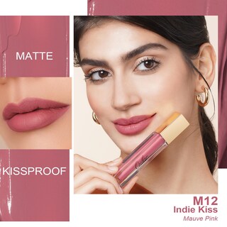 Foto 2 | Foto 2 | Lápiz Labial Líquido Oulac M12 Rosa Nude Mate Vegano Impermeable - Venta Internacional.
