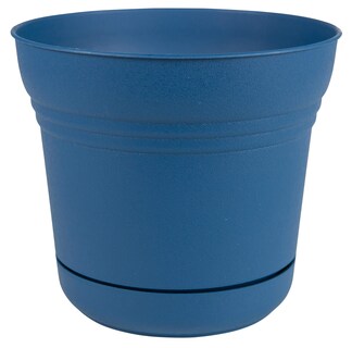 Foto 1 | Foto 1 | Maceta Bloem Saturn Con Plato Clásico Azul 1l (sp0533) - Venta Internacional.