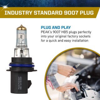 Foto 4 | Foto 4 | Pack De 2 Faros Delanteros Peak Power Vision Gold 9007/hb5 65/55 W - Venta Internacional.