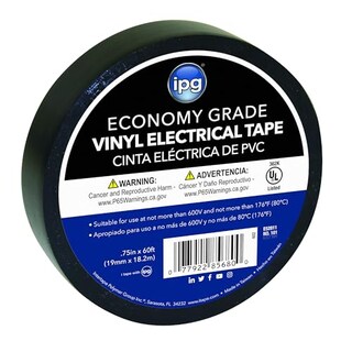 Foto 3 | Foto 3 | Cinta Adhesiva Eléctrica De Vinilo Ipg De 1 9 Cm X 18 2 M Color Negro - Venta Internacional.