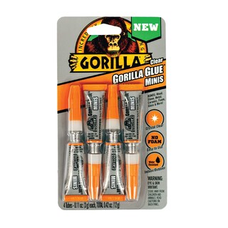 Foto 1 | Foto 1 | Pegamento Adhesivo Gorilla Transparente 4 Tubos De 3g Resistente Al Agua - Venta Internacional.