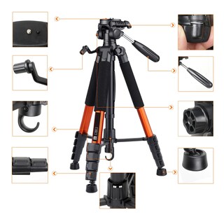 Foto 3 | Foto 3 | ''soporte Para Trípode Soporte Profesional De Aluminio 188cm Negro Naranja ''