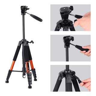 Foto 4 | Foto 4 | ''soporte Para Trípode Soporte Profesional De Aluminio 188cm Negro Naranja ''