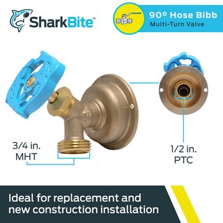 Foto 2 | Foto 2 | Manguera Tibb Sharkbite 90 Grados 1/2 X 3/4 Pulgadas Mht Latón - Venta Internacional.
