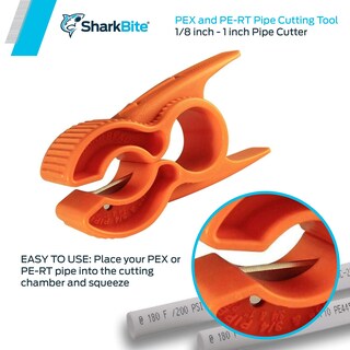 Foto 3 | Foto 3 | La Herramienta Cortatubos Sharkbite Corta Tubos De 1/2 A 1 Pulgada De Color Naranja - Venta Internacional.