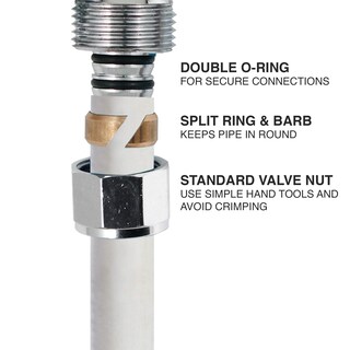 Foto 3 | Foto 3 | Valve Plumb Pak Pp2887ez Cuarto De Vuelta Sin Engarce Pex 1/2 X 3/8 Pulgadas Cromado - Venta Internacional.