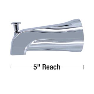 Foto 3 | Foto 3 | Caño Danco Para Bañera Con Desviador Frontal Para Bañera Cromado - Venta Internacional.