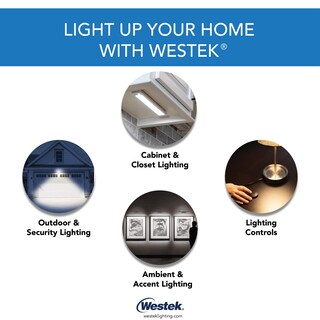 Foto 7 | Foto 7 | Lamp Westek Nl-thtr-w Theater Path - Lámpara Nocturna Color Blanco - Venta Internacional.