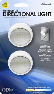 Foto 5 | Foto 5 | Lámpara Westek Nl-drcl-2 Luz Nocturna Direccional Paquete De 2 - Venta Internacional.
