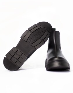 Foto 4 | Foto 4 | Botín Chelsea Caballero Vestir Piel Bota Hombre Chunky