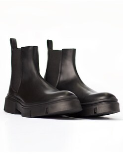 Foto 3 | Foto 3 | Botín Chelsea Caballero Vestir Piel Bota Hombre Chunky