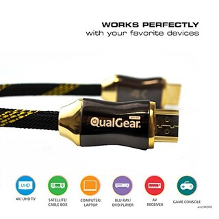 Foto 5 | Foto 5 | Cable Hdmi Qualgear 2.0 4k Ultra Hd De 0 9 M Y 18 Gbps - Venta Internacional.