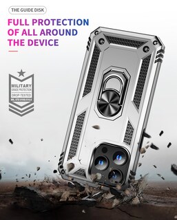 Foto 4 | Foto 4 | Funda Korecase Para Iphone 15 Pro Max De 6.7 Pulgadas Color Plateado Rugoso - Venta Internacional.