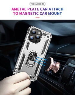 Foto 5 | Foto 5 | Funda Korecase Para Iphone 15 Pro Max De 6.7 Pulgadas Color Plateado Rugoso - Venta Internacional.