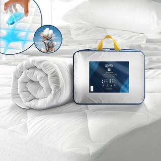Foto 1 | Foto 1 | Cubrecolchón Premium Laila Comfort Capitonado Extra Suave Cloud Sleep Impermiable Queen Size Blanco