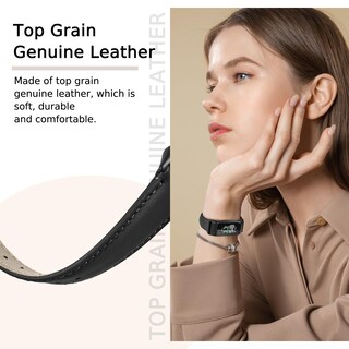 Foto 5 | Foto 5 | Correa De Reloj Farluya Leather Para Fitbit Charge 6/5 Negra - Venta Internacional.
