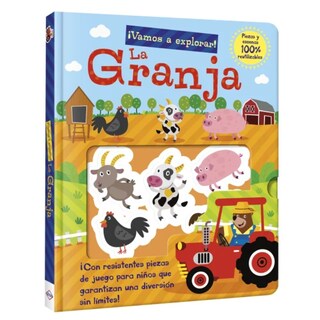 Foto 1 | Foto 1 | Libro Infantil Vamos A Explorar La Granja + 10 Piezas De Animales
