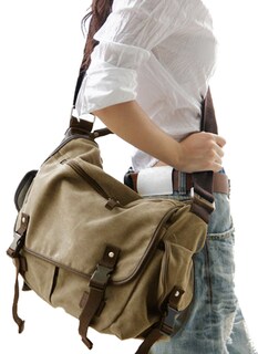Foto 1 | Foto 1 | Bandolera De Lona Taoqiao Para Portátil De 15 6 Pulgadas  Color Beige  Tamaño Mediano - Venta Internacional.