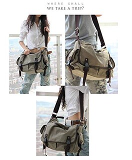 Foto 7 | Foto 7 | Bandolera De Lona Taoqiao Para Portátil De 15 6 Pulgadas  Color Beige  Tamaño Mediano - Venta Internacional.