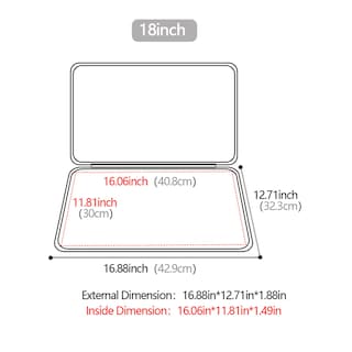 Foto 6 | Foto 6 | Funda Protectora Rígida Para Portátil Tiswell De 18 Pulgadas Eva - Venta Internacional.