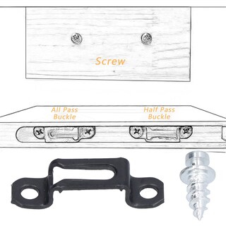 Foto 5 | Foto 5 | Juego De 60 Sujetadores De Acero Cheotime Con Conector Oculto Para Muebles - Venta Internacional.