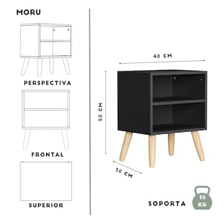 Foto 3 | Foto 3 | Buró Sena Moru Color Negro