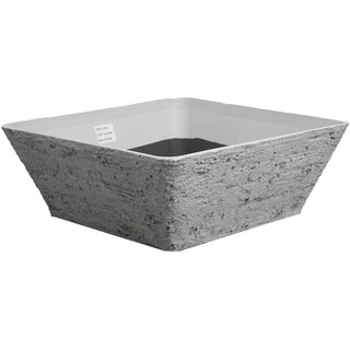 Foto 1 | Foto 1 | Maceta Minimalista Lineal Tipo Cubo Detalles Dorados