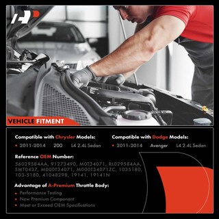 Foto 3 | Foto 3 | Motor De Arranque A-premium Para Chrysler 200 Y Dodge Avenger 12v 1.2kw - Venta Internacional.