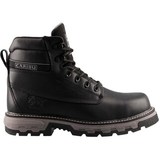Foto 1 | Foto 1 | Bota Caribu 976 Negro Bota En Piel De Trabajo Con Casco Poliamida Nom-113 Talla 25 A 29.5 M