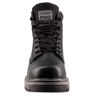 Foto 5 | Foto 5 | Bota Caribu 976 Negro Bota En Piel De Trabajo Con Casco Poliamida Nom-113 Talla 25 A 29.5 M