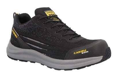 Foto 1 | Foto 1 | Zapato Industrial Caribu 361 Negro Casco Poliamida Bota De Trabajo Talla 25 A 29 M