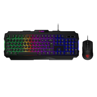Foto 1 | Foto 1 | Kit De Teclado Y Mouse Msi Forge Gk100 Combo Us Color Negro