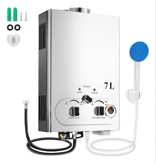 Foto 1 | Foto 1 | Calentador De Agua Instantáneo Gas Lp 7l Boiler De Paso Para 1 Servicio Ahorrador Calentadores De Paso Boiler Gas Natural Fácil
