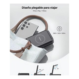 Foto 3 | Foto 3 | Estación De Carga Inalámbrica 3 En 1 Para Samsung Galaxy Eo Safe Imports Esi-22057 Negro