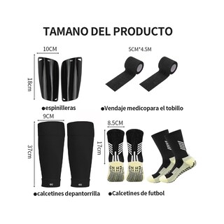 Foto 3 | Foto 3 | Calcetines Antideslizantes Y Accesorios 6pcs Eo Safe Imports Esi-21957 Negro